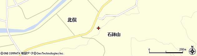 山形県酒田市北俣石鉢山52周辺の地図