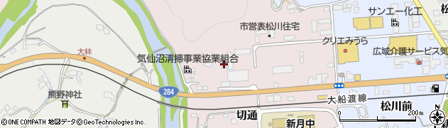 宮城県気仙沼市切通37周辺の地図
