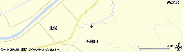 山形県酒田市北俣石鉢山33周辺の地図