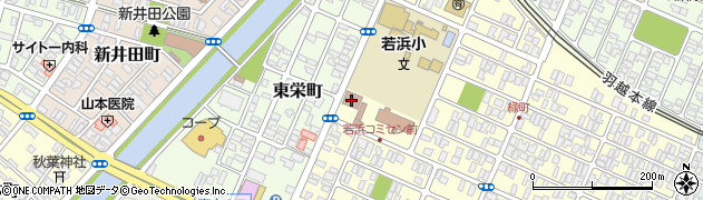 若浜学区コミュニティ防災センター周辺の地図