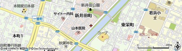 山形県酒田市新井田町11周辺の地図