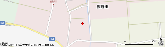 山形県酒田市熊野田村南周辺の地図