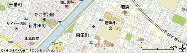 山形県酒田市東栄町6周辺の地図