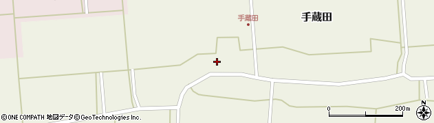山形県酒田市手蔵田（村建）周辺の地図
