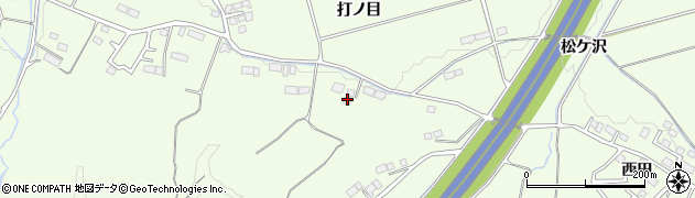 岩手県一関市萩荘打ノ目181周辺の地図