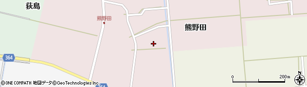 山形県酒田市熊野田村南9周辺の地図