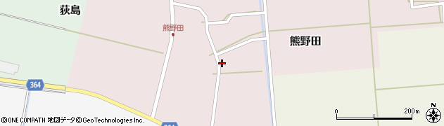山形県酒田市熊野田村南11周辺の地図