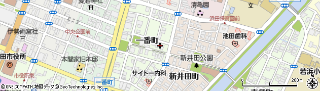 山形県酒田市一番町7-31周辺の地図