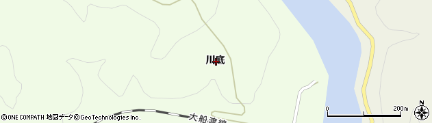岩手県一関市弥栄川底周辺の地図