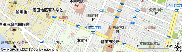 きらやか銀行酒田千石町出張所 ＡＴＭ周辺の地図