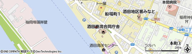酒田海陸運送株式会社周辺の地図