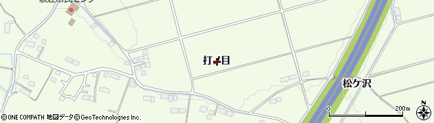 岩手県一関市萩荘打ノ目周辺の地図