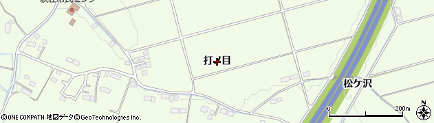 岩手県一関市萩荘（打ノ目）周辺の地図