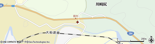 宮城県気仙沼市前木3周辺の地図
