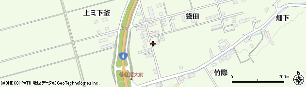 岩手県一関市萩荘袋田45周辺の地図