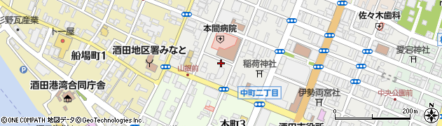 千歳商事有限会社　酒田営業所周辺の地図