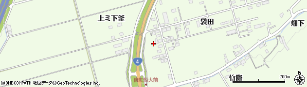 岩手県一関市萩荘（白山田）周辺の地図