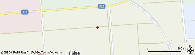 山形県酒田市手蔵田（仁田）周辺の地図