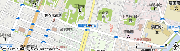 酒田相生町郵便局 ＡＴＭ周辺の地図