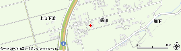 岩手県一関市萩荘袋田137周辺の地図
