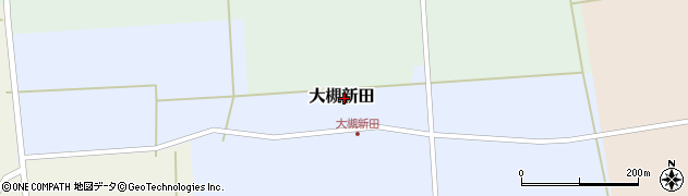 山形県酒田市大槻新田周辺の地図