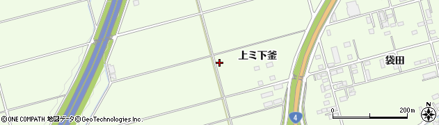 岩手県一関市萩荘（上ミ下釜）周辺の地図