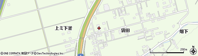 岩手県一関市萩荘袋田143周辺の地図