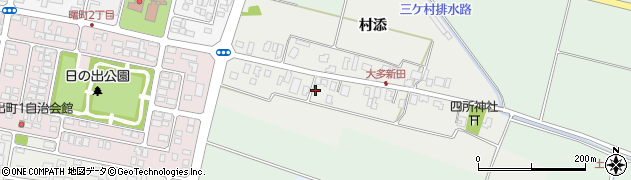 山形県酒田市大多新田村添31周辺の地図