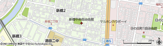 新橋中央自治会館周辺の地図
