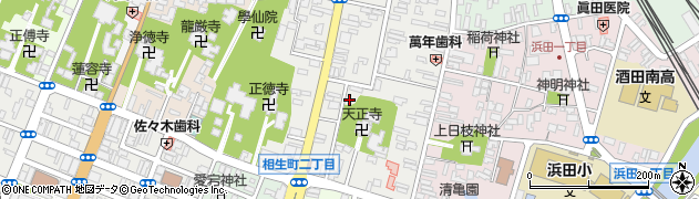 山形県酒田市相生町1丁目6-46周辺の地図