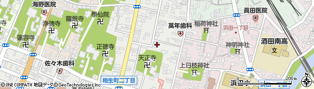 山形県酒田市相生町1丁目6-57周辺の地図