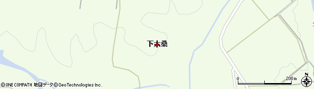 岩手県一関市萩荘（下大桑）周辺の地図