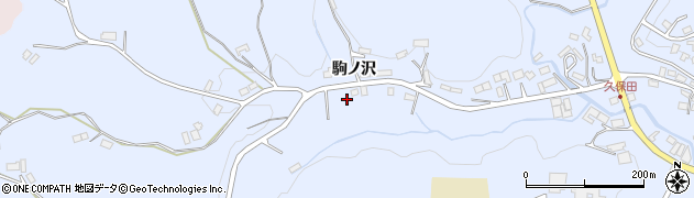 岩手県一関市千厩町千厩駒ノ沢56周辺の地図
