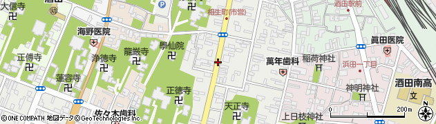 山形県酒田市相生町周辺の地図
