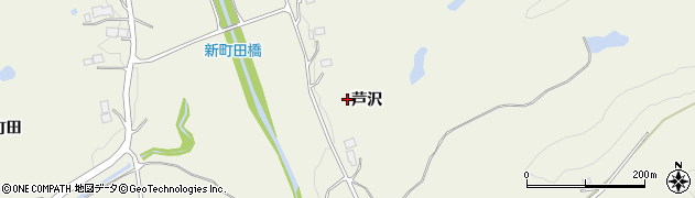 岩手県一関市滝沢（芦沢）周辺の地図