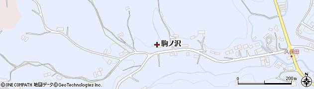岩手県一関市千厩町千厩駒ノ沢153周辺の地図