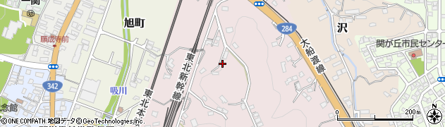岩手県一関市機織山39周辺の地図