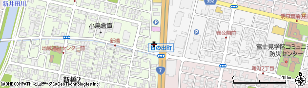ファミリーマート酒田新橋一丁目店周辺の地図