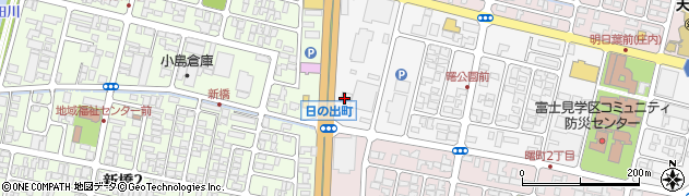 ＪＡ酒田中央ＳＳ周辺の地図