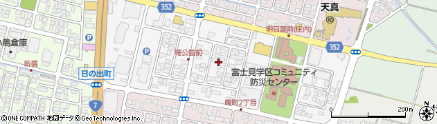 山形県酒田市曙町周辺の地図