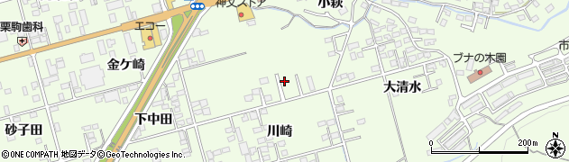 岩手県一関市萩荘川崎51周辺の地図