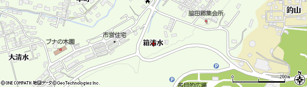 岩手県一関市萩荘箱清水周辺の地図