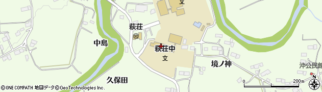 一関市立萩荘中学校周辺の地図
