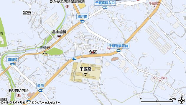 〒029-0803 岩手県一関市千厩町千厩の地図