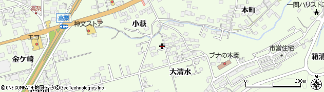 岩手県一関市萩荘大清水8-1周辺の地図