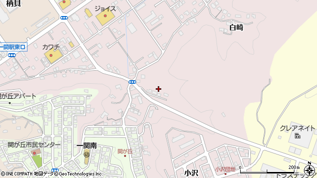 〒021-0821 岩手県一関市三関の地図