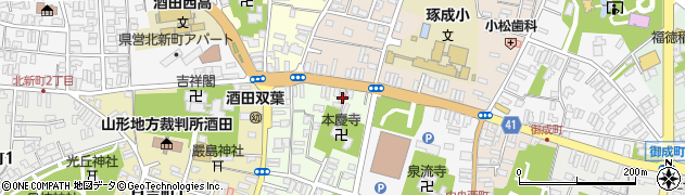 山形県酒田市寿町3-2周辺の地図
