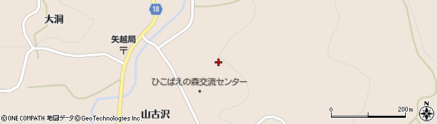 岩手県一関市室根町矢越山古沢87周辺の地図