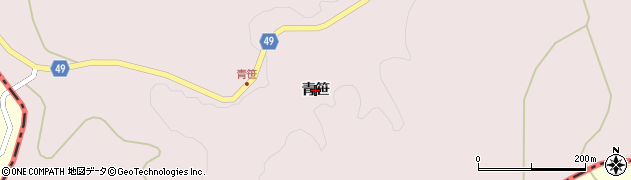 岩手県一関市厳美町（青笹）周辺の地図
