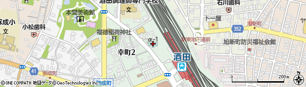 魚民 酒田駅前店周辺の地図